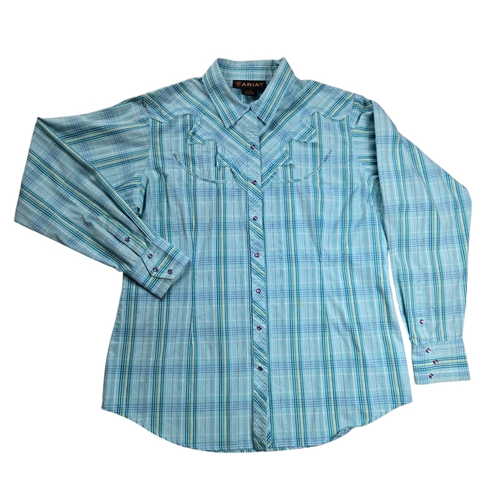 Ariat‎ Pearl Snap Button Up Shirt